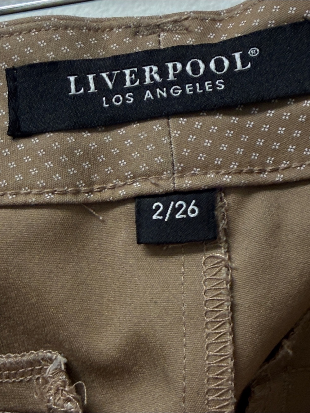 Liverpool Women's Tailored Trousers in Khaki - Picture 4 of 4